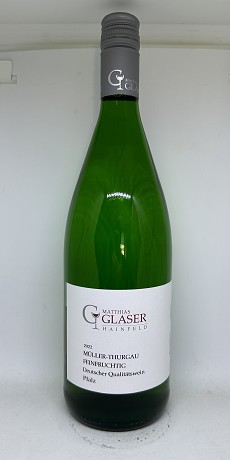19 — 2022er Pfalz – Matthias Morio-Muskat Qualitätswein 1,0l Onlineshop Weingut lieblich Glaser